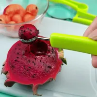 3pcs/set-Fruit Platter Cutting Machine Set Three in one Watermelon Ball Excavator Shape Carving Knife Fruit Cutting Nit