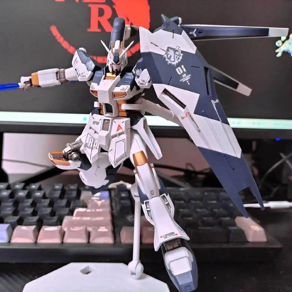 HG 1/144 Hi Nu RX 93 V2 GPB Farbschema Bausatz-Modell Actionfigur Sammlerstück Puzzle-Spielzeug Dekoratives Geschenk für Erwachsene Sammler