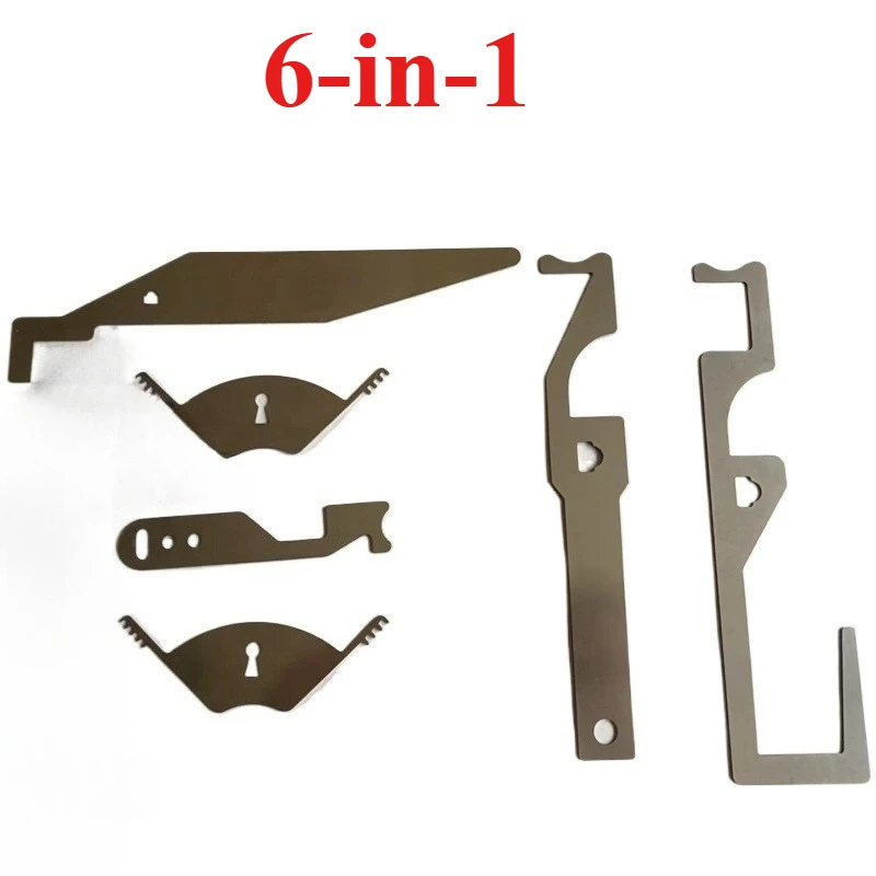 

Mini Portable Pry Bar Hand Tool Stainless Steel Lock Professional Hand Tools Lock Picking Practice Tool Multi-Purpose Lever Tool