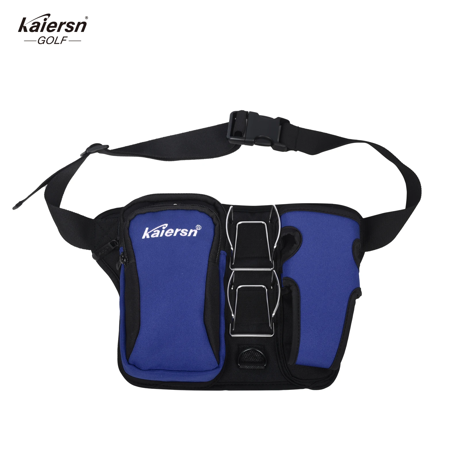 

Спортивная поясная сумка для гольфа, легкая и портативная, с двойным зажимом для мячей, подходит как мужчинам, так и женщинам.