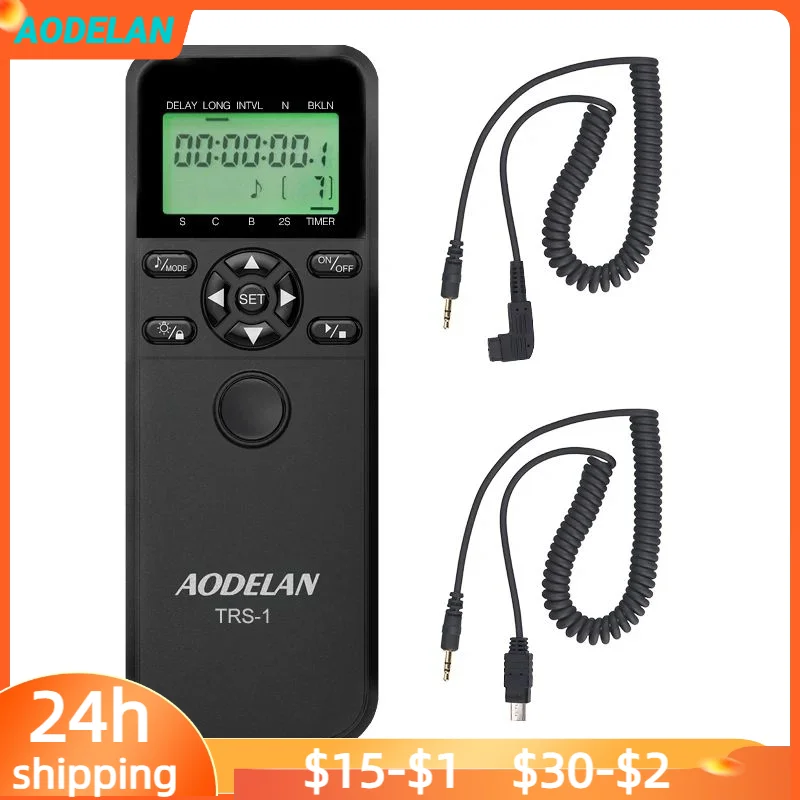 

AODELAN Intervalometer Timer Remote Control for Sony A7IV A7SIII A7RIV A7RIII A7RII A7III A7II A7SII A6100 A6300 A6400 A6600