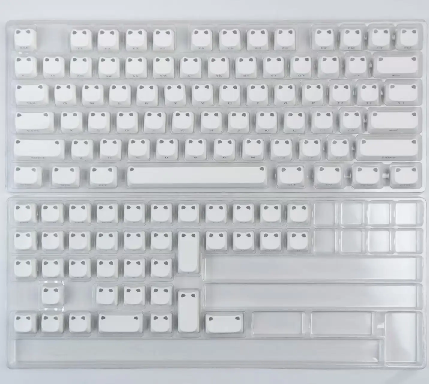JCM 116 toetsen Cat Theme Keycaps 5 zijverlichte PBT-materialen Zuidwaarts gericht voor mechanisch toetsenbord Blackberry Water Lily Cerulean