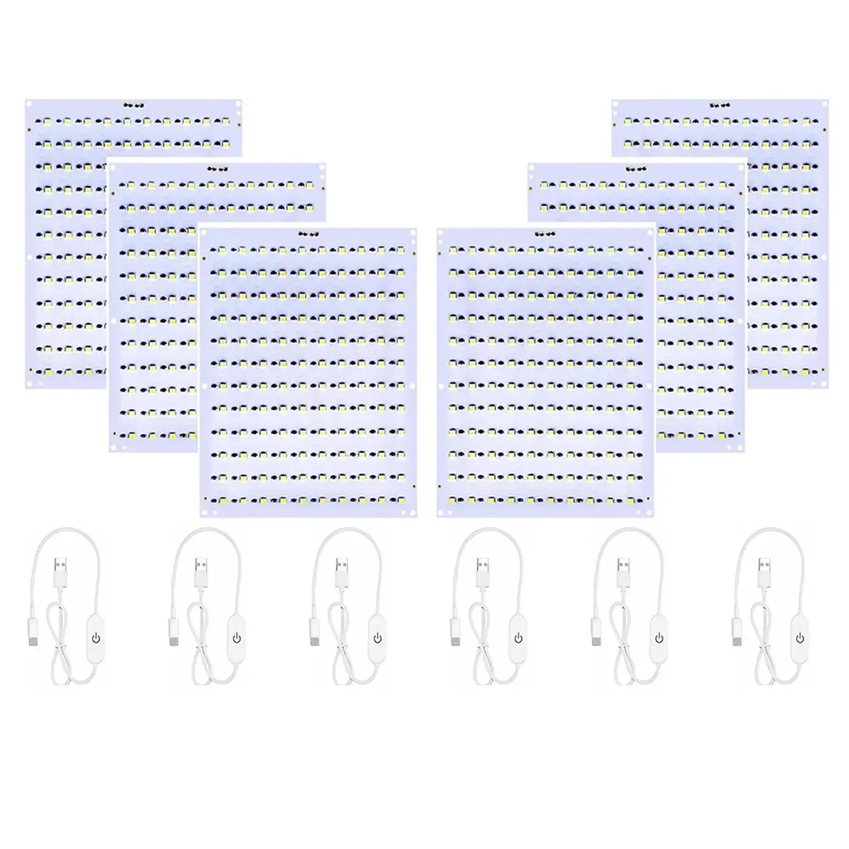 ABJS 6pack LED Backlight Board Kit FAZ007 for Makerworld,3D Printer Light DIY Hardware Model Spare Parts