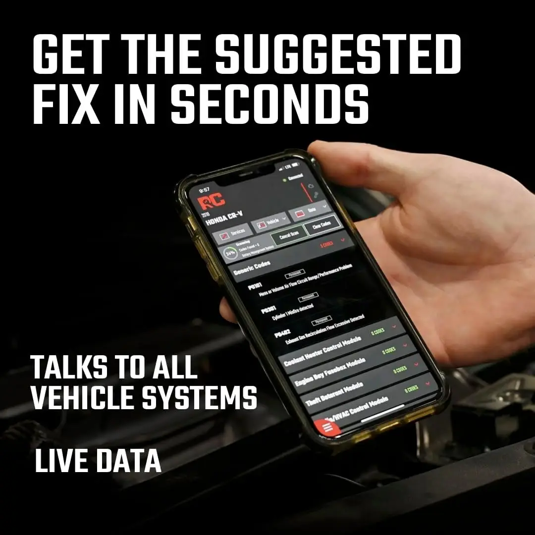 Ferramenta profissional de diagnóstico automático OBD-II para mais de 1996 carros, compatível com iPhone e Android, reparo e ajuste de automóveis