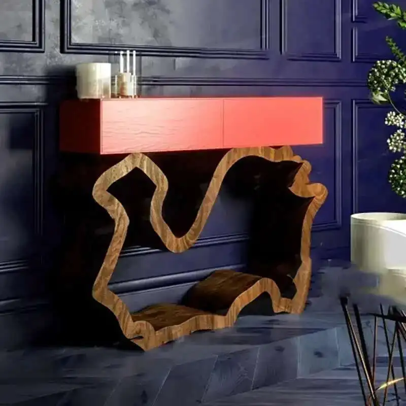 

Modern Vintage Living Room Table Garden Design Low Classic Console Table Corner Mini Tisch Wohnzimer Entrance Hall Furniture