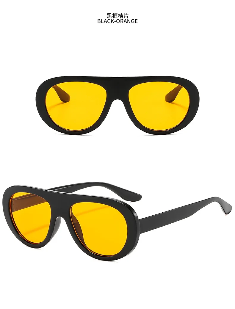 Mode Übergroßen Hip Hop Sonnenbrille Männer Frauen Shades Marke Designer Gläser Trend Männlich Punk Brillen Weibliche UV400 – Detail 5