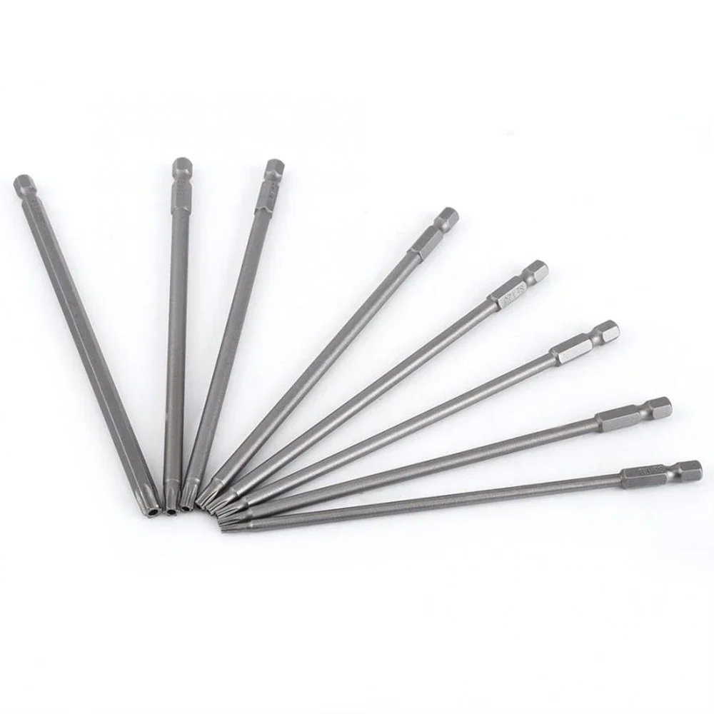 8pcs For Torx Screwdriver Bit 1/4 Inch Hex Magnetic Strong Magnetic High For Precision For Torx Screwdriver Bit Set Hand Tool