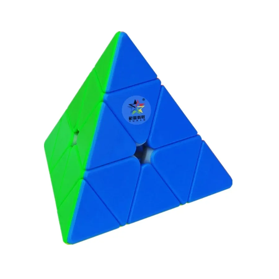 [JudyCube] Yuxin Pequena Pirâmide Mágica Cubo Mágico Magnético Brinquedos Fidget Quebra-cabeça Cubo Mágico Brinquedo Aniversário Presentes de Natal para Crianças