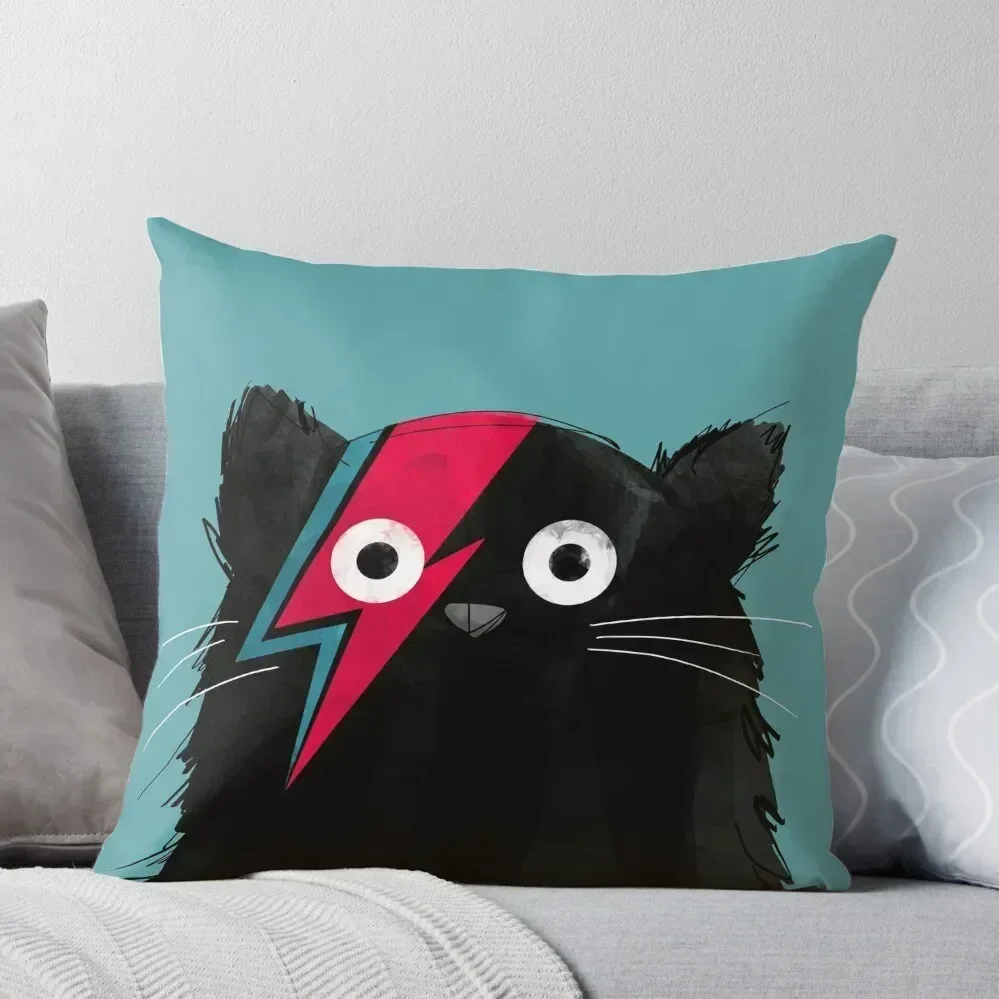 Cat Bowie Throw Pillow Sofa Decorative Covers Sofa Pillow Cover Christmas Pillow Pillowcases