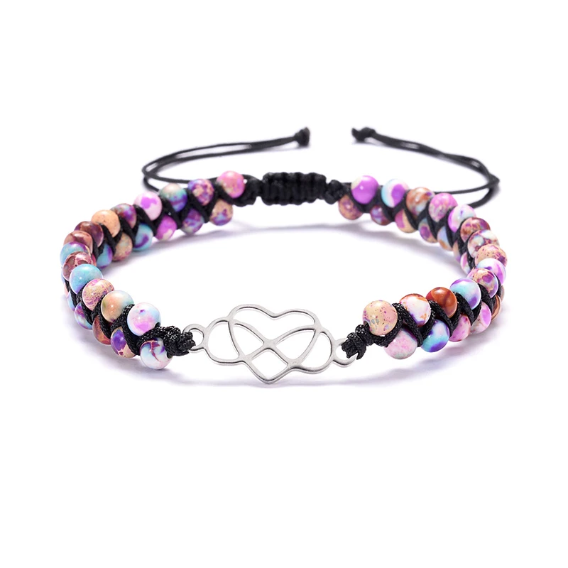 

Eternal Love Protection Bracelet Love Beaded Handmade Bohemian Love Bracelet