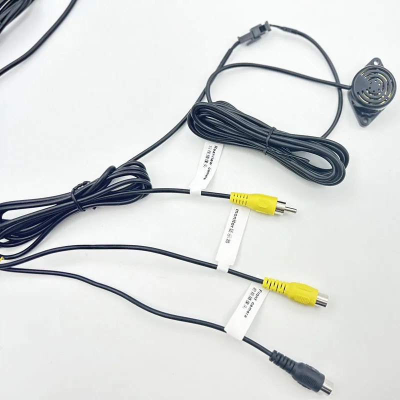 Dual-core Car Parking Sensors 8 Redars Visual control box (need to connect 2 camera and monitor) Parktronic System