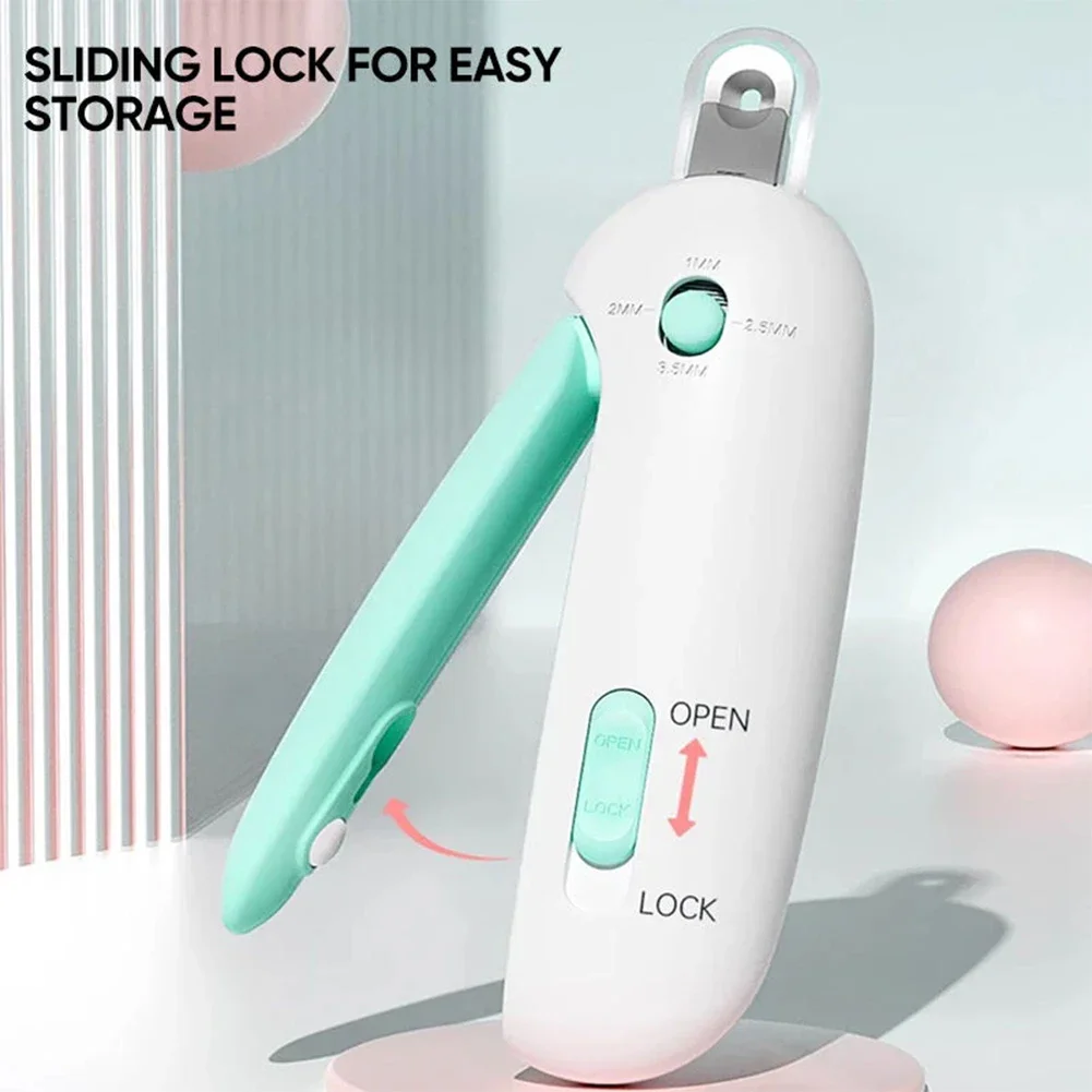 Professional Pet Cat Nail Clippers with Safety Lock Cat Dog Nail Clipper Cutter Pet Claw Trimmer Puppy Kitten Care Grooming Tool