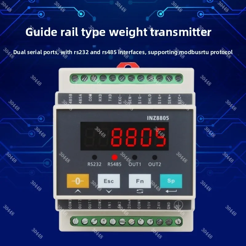 INZ8805 Weight Transmission Controller Rail-Mounted Weight Transmitter Optional Analog Can Be Equipped with RS4