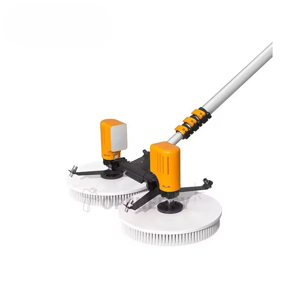 3.5M 5.5M Ac Solar Panel Cleaning Washing Machine Automatic Brush With Double Head Robot Battery High Efficiency PV Cleaner - view 4