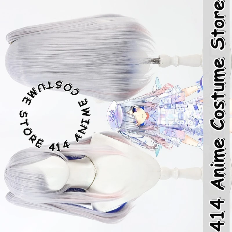 

Game & Anime Amane Kanata Cosplay Wig VTuber Heat-Resistant Fiber Synthetic Hair