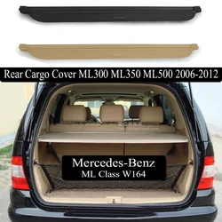 Trunk Parcel Shelf Cover for Mercedes Benz ML Class W164 ML320 ML300 ML350 ML500 2006-2012 Retractable Rear Racks Spacer Curtain