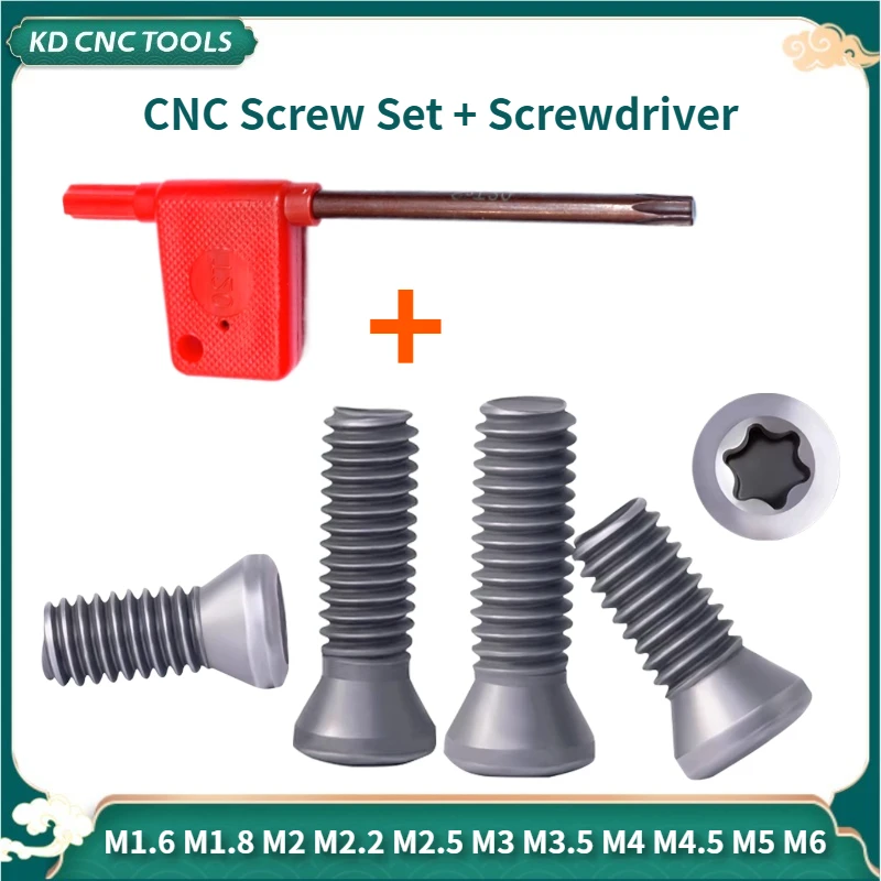 12.9 Grade Plum Blossom Hexagonal Screw CNC Tool Holder Screw Milling Cutter Insert Screw M1.6 M1.8 M2 M2.5 M3 M3.5 M4 M5 M6