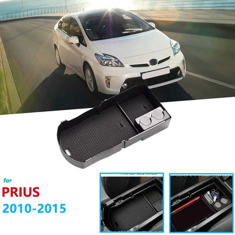 Auto Organizer Zubehör für Toyota Prius xw30 30 zvw30 zvw35 2014-2018 Armlehne Aufbewahrung sbox Verstauen Aufräumen Münz kasten