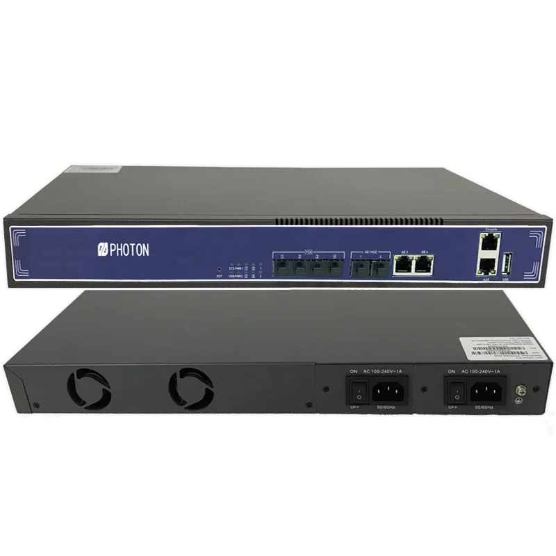 PTF3704E olt gpon 4 Ports support different brands onu xpon