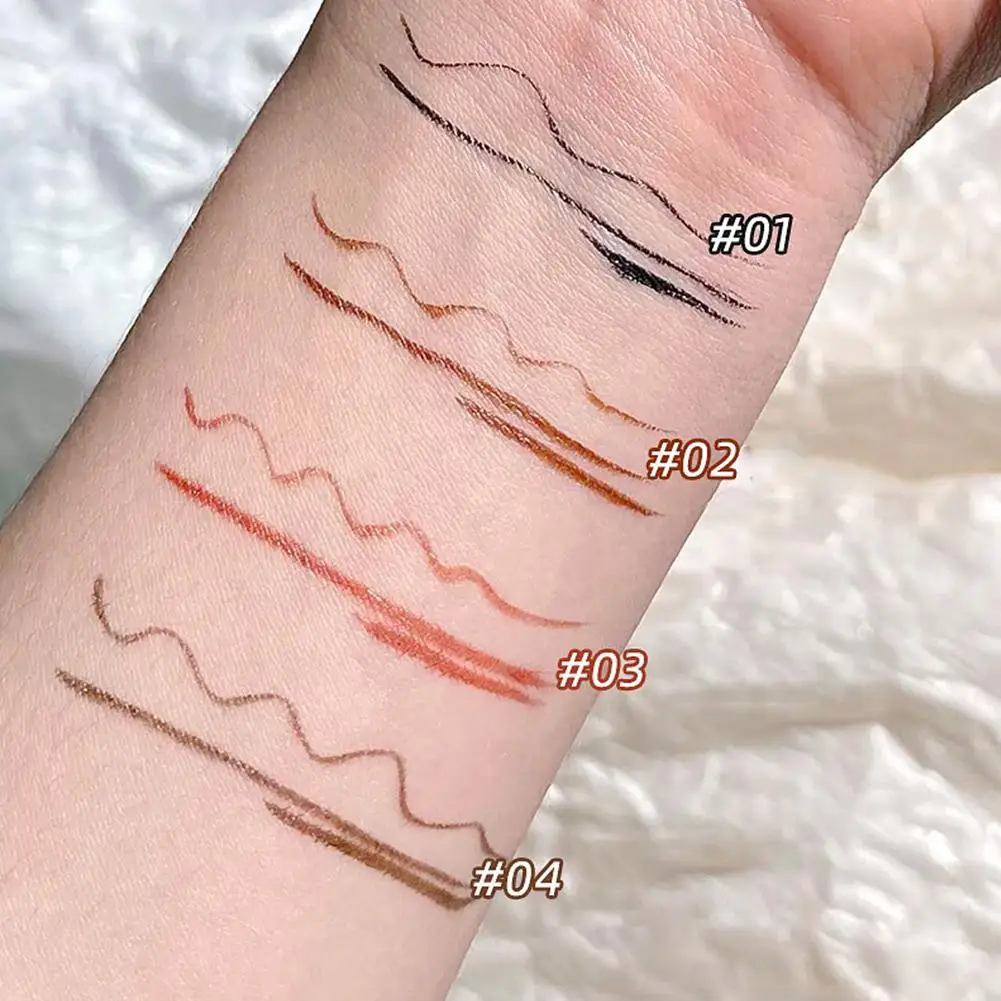 Stylo Eyeliner Ultra Fin Waterproof, 256 Cils betérieurs Couchés, Crayon Eyeliner Durable, Maquillage des Yeux, Cosmétiques Coréens