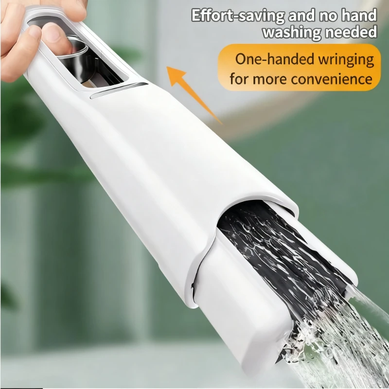 Mini Mop for Desk, Multi-Purpose  Foldable Wet Dry Mop  Absorption for Floor Glass Bathroom Compact Lightweight Ideal Choice
