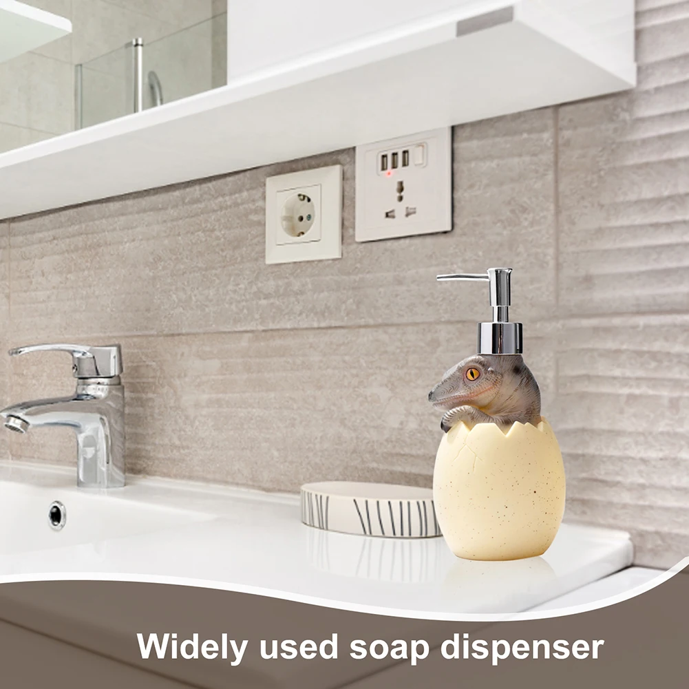 لطيف ديناصور زجاجة محلول الصحافة نوع المحمولة الفرعية تعبئة الحاويات منع التسرب بيئيًا لمنظفات مستحضرات التجميل