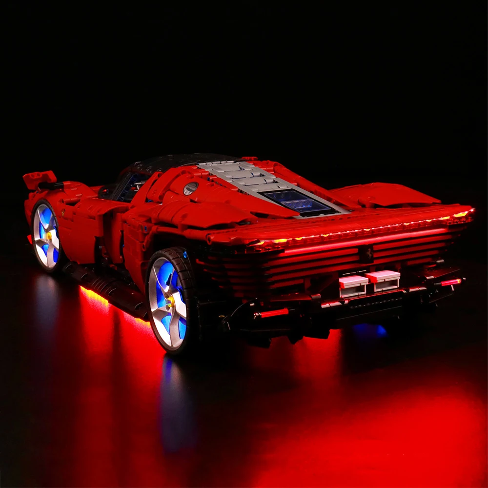 Kit de Luz LED para Blocos de Construção, 42143 Daytona SP3, Technic City, Ultimate Car, apenas incluído, Building Block