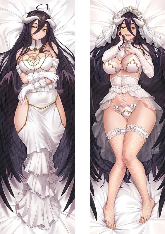 

Dakimakura Anime Pillow Case Immortal King OVERLORD Yaelberd Throw Pillow Cover Bedding Hugging Body Double-sided Pillowcase