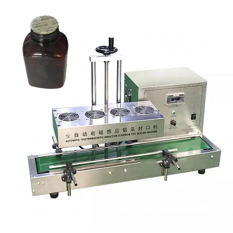 

semi automatic aluminum foil sealing machine plastic bottle sealer bottle vacuum sealer