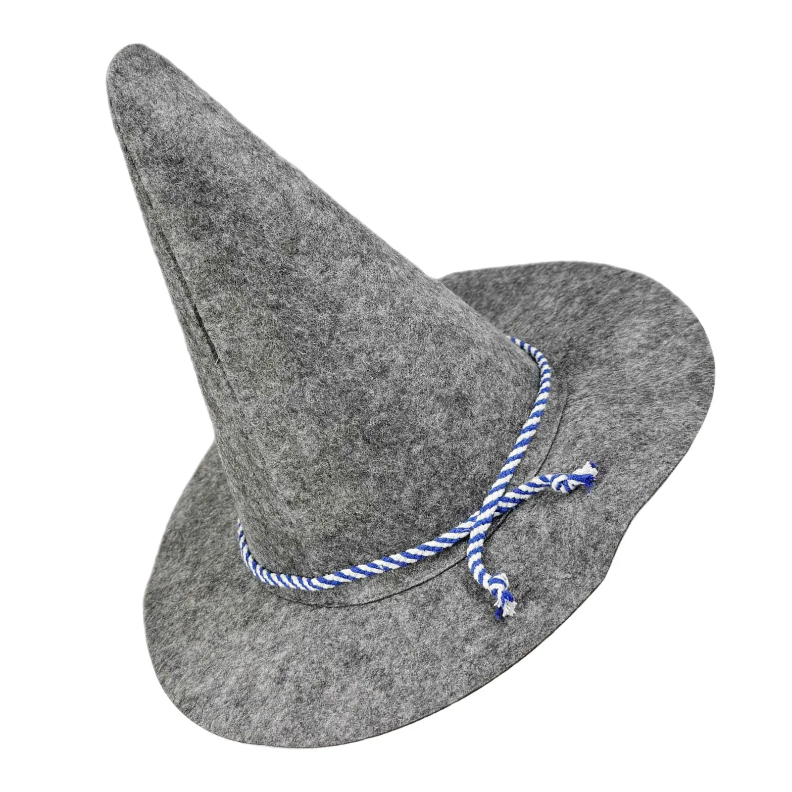 

Gray Scarecrow Hat Felt Straw Halloween Costume Headwear Lightweight Adult Wizard Party Cosplay Accessory For Themed