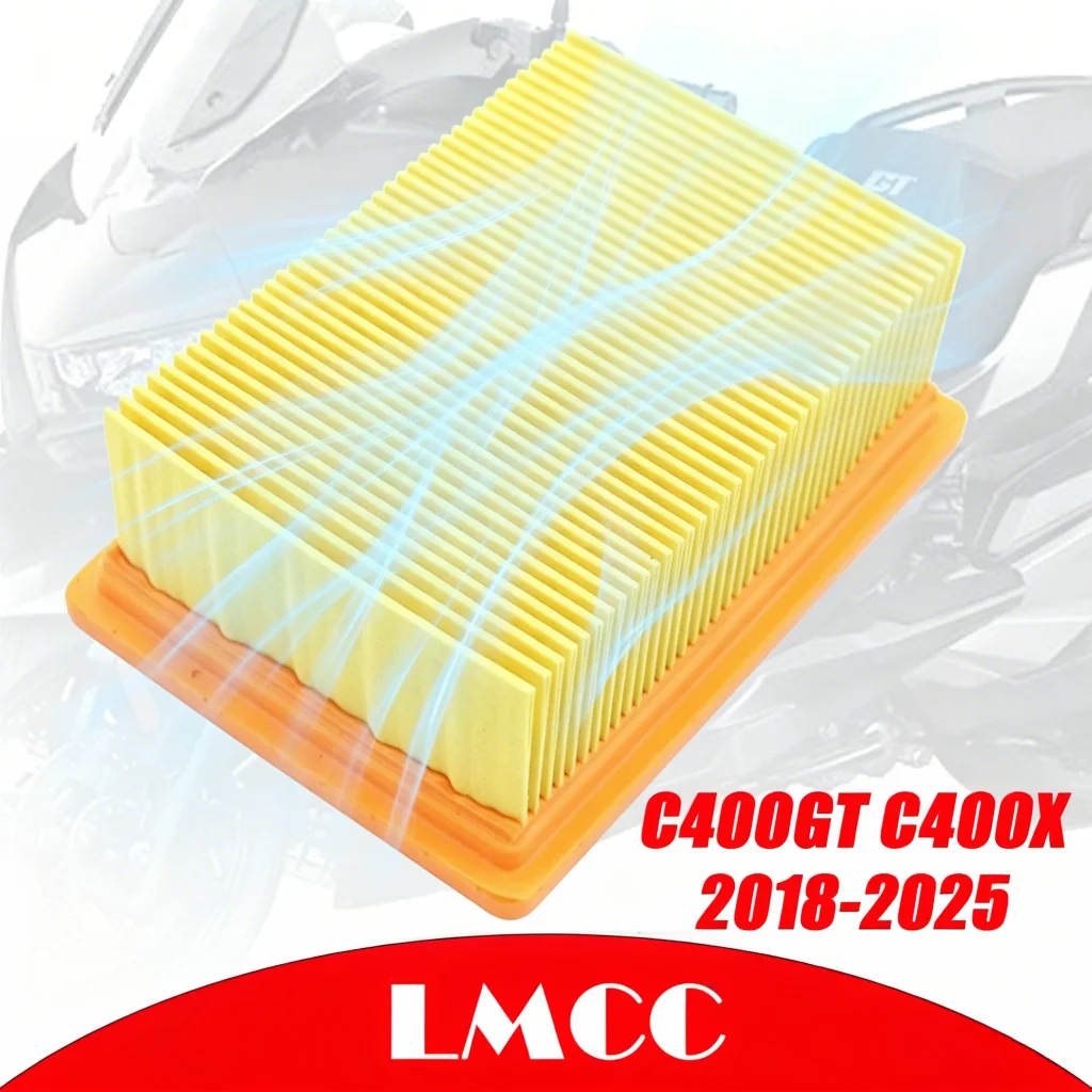 Motorcycle Engine Air Filter Cleaner For BMW C400GT C400X C400 GT/X 2018-2025 Scooter Replacement Air Intake Filter Element