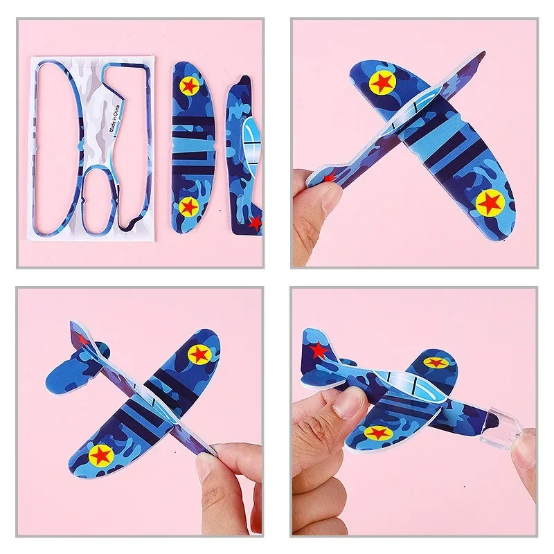 50 Pcs Foam Gliders Planes Toys for Kids, Paper Airplane, Party Favors Goodie Bag Stuffers, Outdoor Flying Toys Boys and Girls