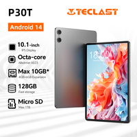 Teclast P30T Android 14 tablet, 10.1 inch IPS, Max 10GB RAM, 128GB ROM, 1280x800 IPS, Allwinner A523, 8 cores, type C, 6000mAh, BT 5.4, Wi-Fi 6