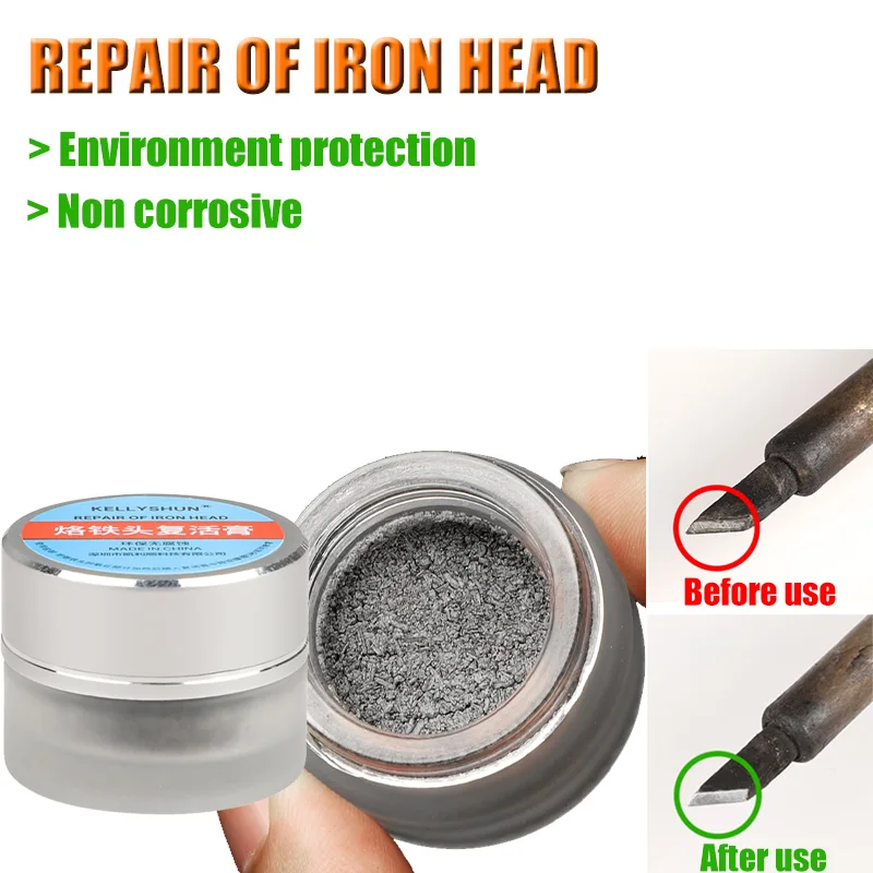 Soldering Iron Tip Cleaner Soldering Iron Tip Oxidation Cleaning Paste No Solder Repair Paste Repair of Iron Head