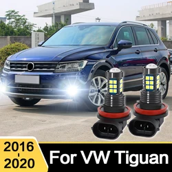 LED Car Light Front Bulb Fog Lamp For Volkswagen VW Tiguan 2 MK2 2016 2017 2018 2019 2020 Accessories