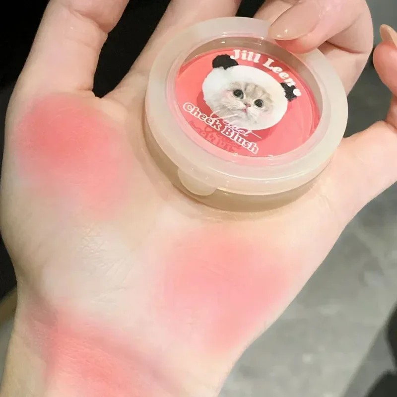 JILLLEEN Blush Evidenzia Nebbia Morbida Pesca Atmosfera Colore Schiarente Opaco Monocromatico Hakimi Riparazione - Trucco per Guance Rosate