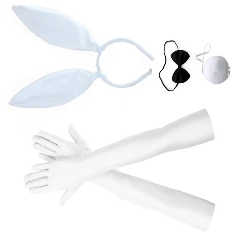 A52E – bandeau demoiselle d'honneur Sexy, ensemble nœud papillon queue, Costume jeu rôle, tenue d'halloween