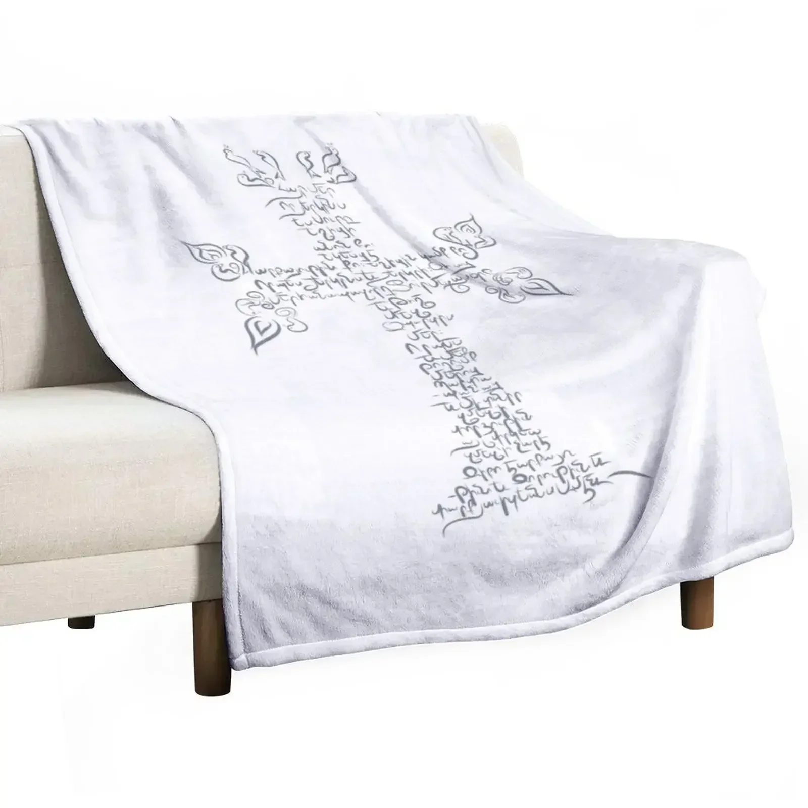 Armenian Lords Prayer Throw Blanket christmas decoration blankets and throws Summer Beddings Thermal Blankets