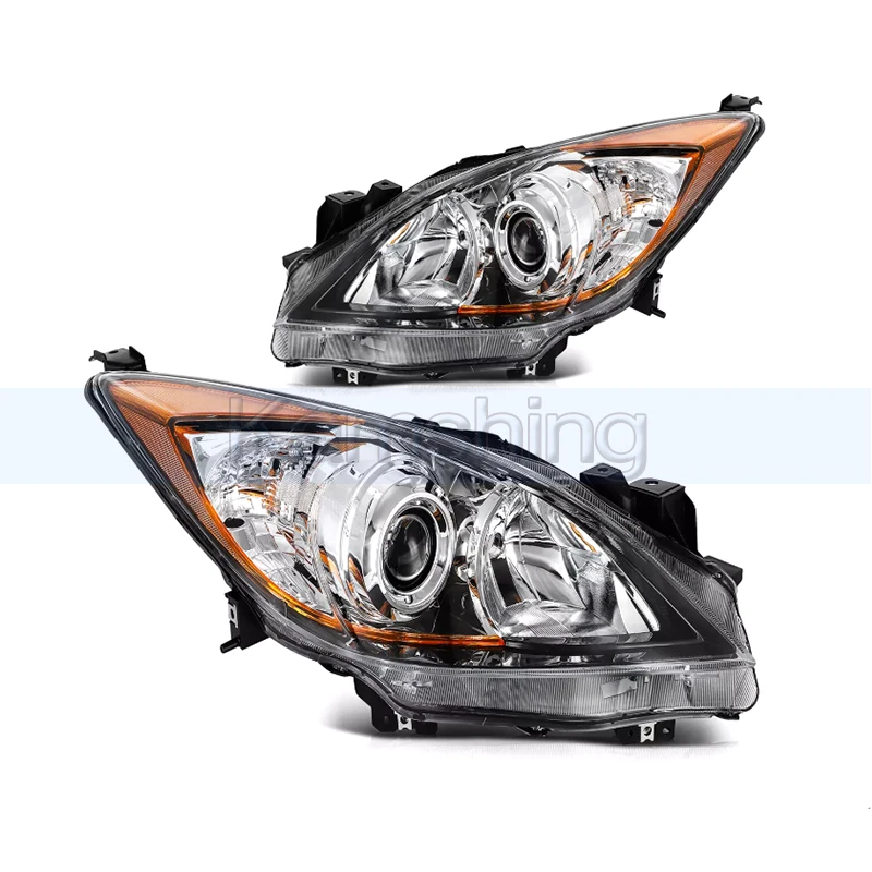 1pair US Version Front Bumper Headlight For Mazda 3 2010-2013 Front Head Light Headlamp Head Lamp just fits for left hand drived - Image 2
