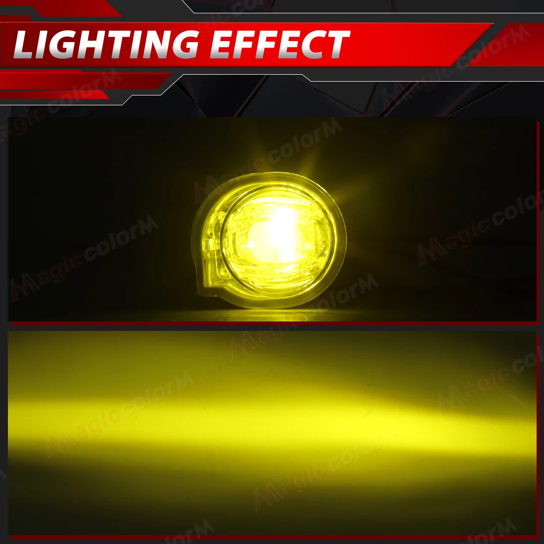 LED Yellow White Foglamp Headlight For Toyota Hilux Revo 2020 2021 2022 Car Fog Light Assembly With Cover Wires Switch Accessori - view 5