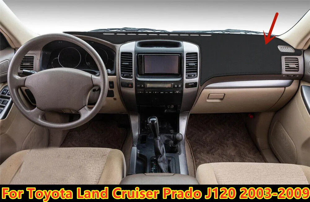 

Кожаный защитный коврик для приборной панели Toyota Land Cruiser Prado J120 03-09