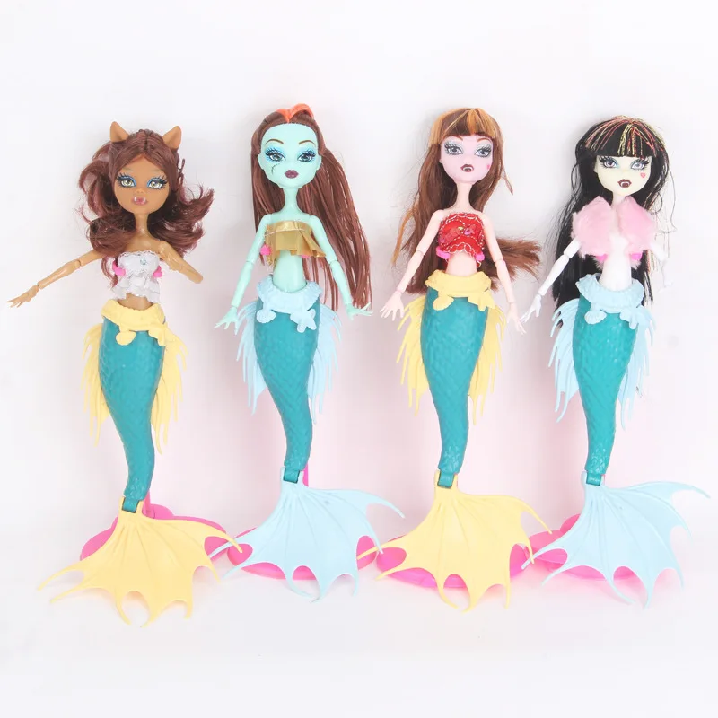 Fashionable Action Figures Monster High Dolls Mattel Toys for Girls Cartoon Birthdays Gifts Detachable Multi Joint 33cm High