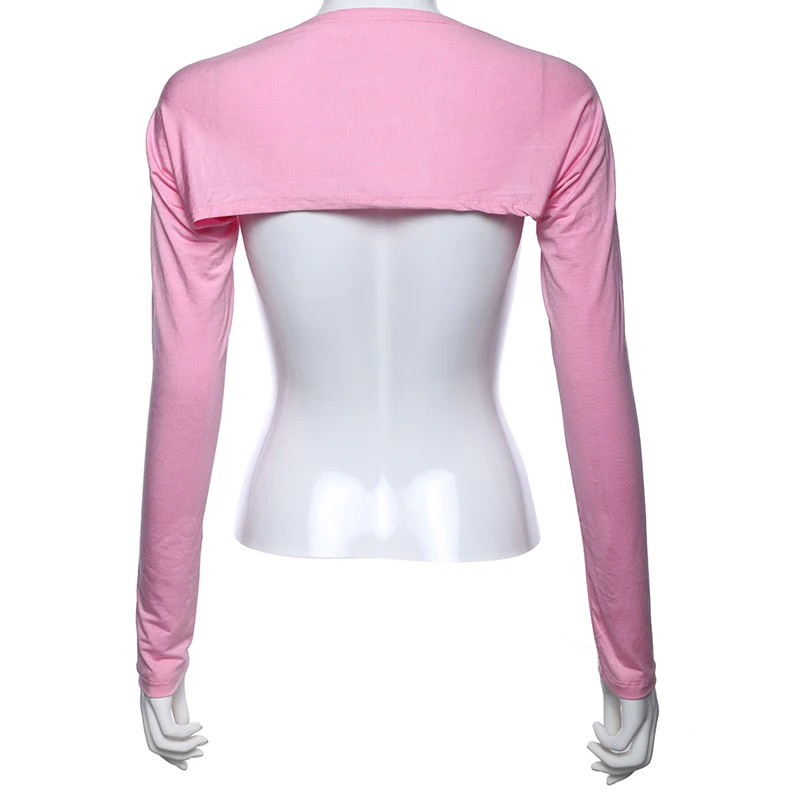 Maniche lunghe morbide Copri braccio elastico islamico Bolero Coprispalle Manica da donna sotto la maglietta Protezione solare Maniche lunghe da braccio