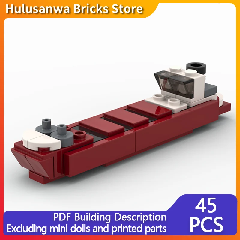 

Micro Bulk Carrier Model MOC Building Bricks War Equipment Modular Technology Gifts Holiday Assemble Children Toys Suit