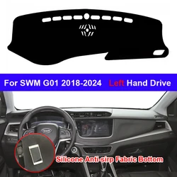 Silicone Non-Slip Car Auto Dashboard Cover For SWM G01 2018-2022 2023 2024 ﻿LHD Dash Mat Carpet Cushion SunShade Accessories