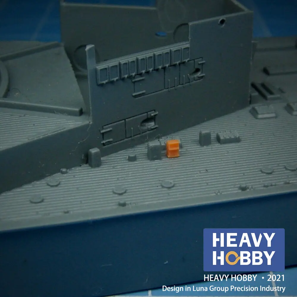 Heavy Hobby 3D Print Kit HH-70002 1/700 WWI Royal Navy Wind Tube Set A