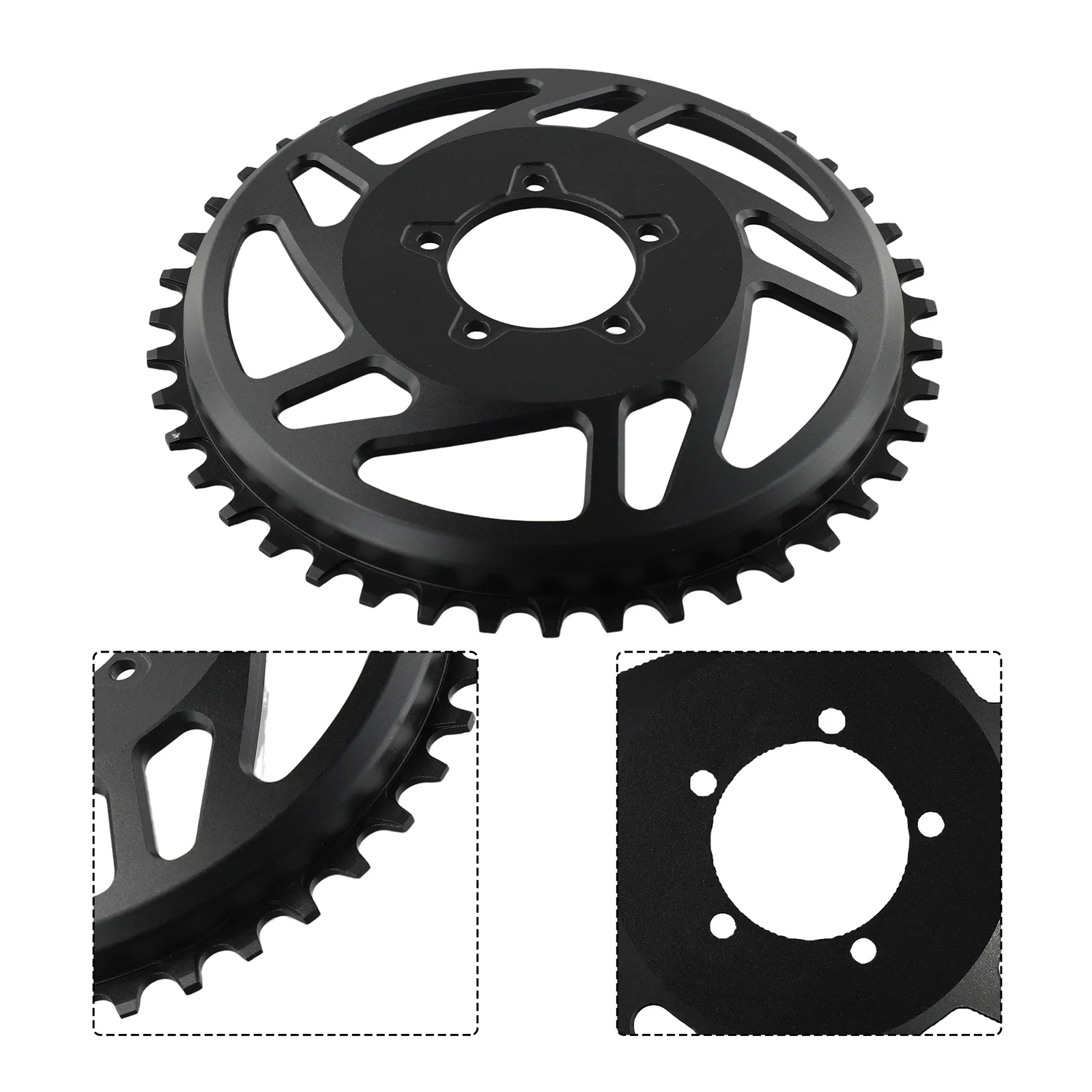 42T E-bike ChainRing Offset Correction For BAFANG- BBSHD- High-Quality Aluminum-Alloy Electric Bicycle Accessories