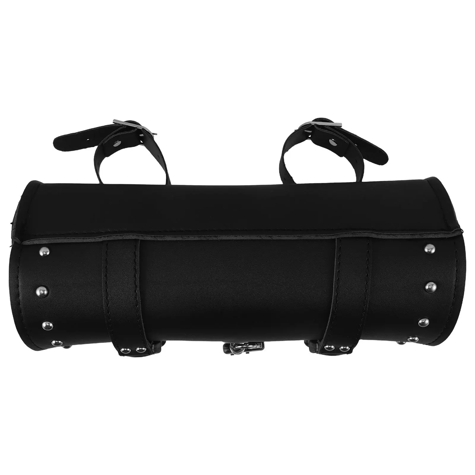 

Large Capacity Motorcycle Saddle Bag Waterproof Fake Roll Pouch for Bike Fork Sissybar Tool Storage