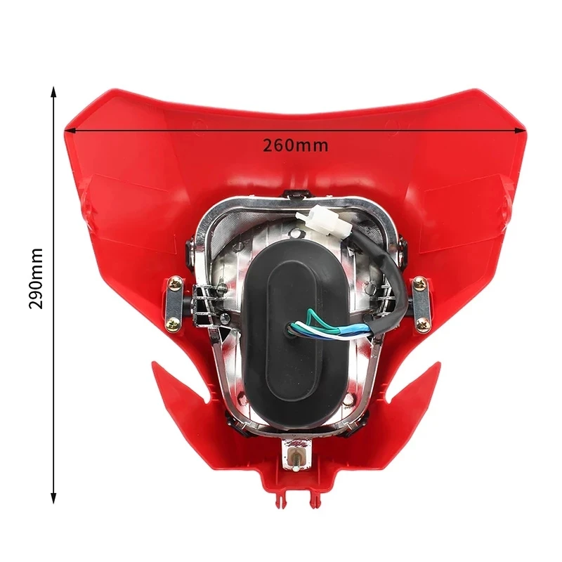 for Honda CRF 450 Headlight Motorcycle Motocross Enduro Fairing Plate Dirt Bike Headlights Headlamp Accessories Free Shipping