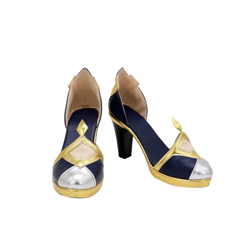 

2025 aaa RealCos Yelan Cosplay Shoes Fantasy Costume Accessories Game Genshin Impact Disguise Boots Adult Women Halloween Party